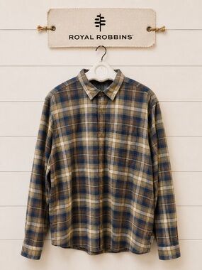 ROYAL ROBBINS Plaid Flannel Shirt XXL